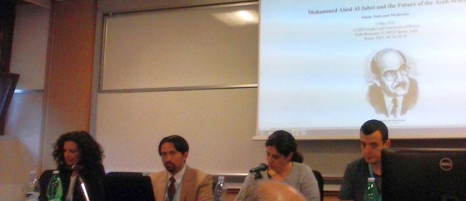 On Tuesday May 5th, Mariangela Laviano, student of PISAI, attendeed the study day in memory of the Moroccan intellectual Mohammed Abed al-Jabri