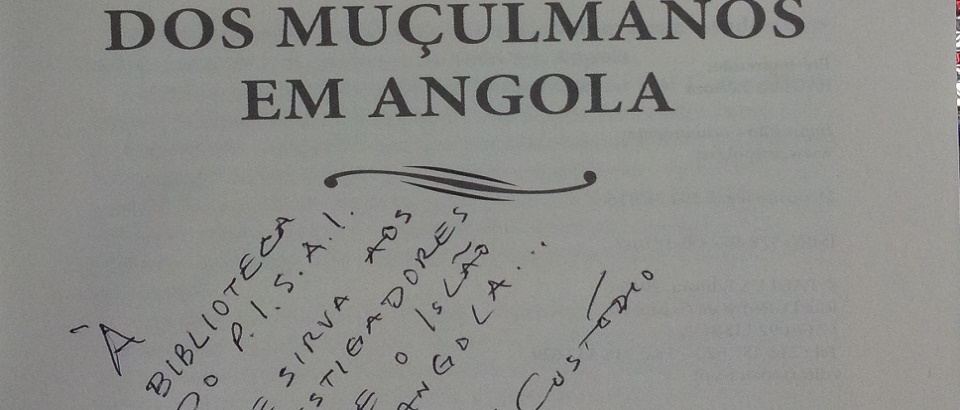 António Francisco Custódio, ex alunno del PISAI, ha pubblicato: Um olhar à presença dos muçulmanos em Angola, ed Paulus 2015
