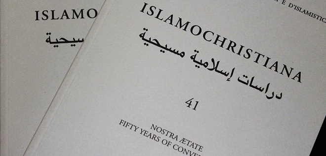 Nostra Ætate. Fifty Years of Conversation: Islamochristiana 41 (2015) has finally been published