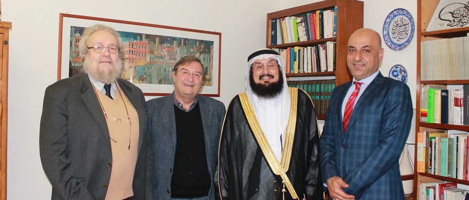Il Direttore della Muslim World League Italia, Dr. Abdulaziz A. Sarhan ha visitato il PISAI il 6 novembre 2017.