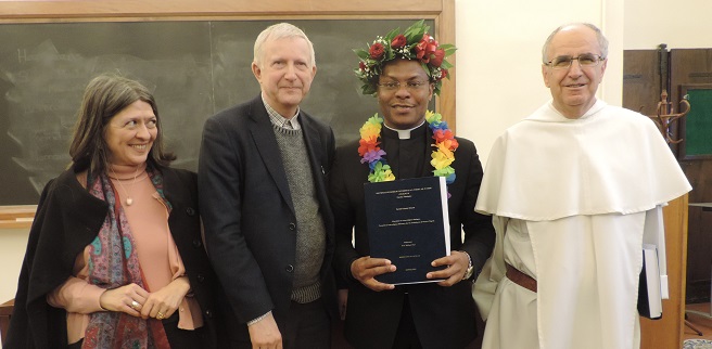 Patrick Chinedu MBARAH, alumnus of PISAI, defended his doctoral dissertation at the Pontifical University of Saint Thomas Aquinas, the Angelicum, on the 20 of February 2018.
