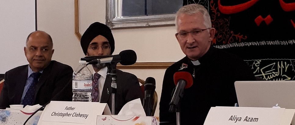 In the context of relations between PISAI and the Shia community Professor Christopher Clohessy was invited to participate in many events in London