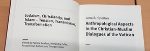 Dr. Jutta B. Sperber has generously offered her most recent publication, Anthropological Aspects in the Christian-Muslim Dialogues of the Vatican (De Gruyter 2019) to the library of PISAI.