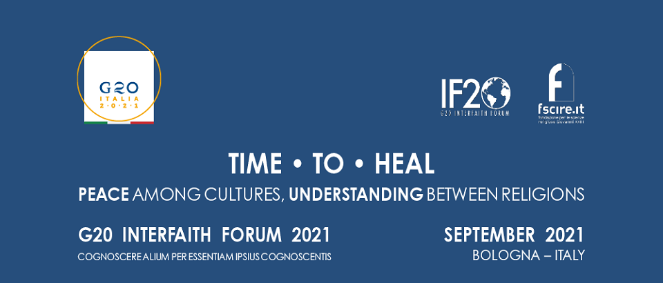 The PISAI, represented by its President, Prof. Diego Sarrió Cucarella, participated in the G20 Interfaith Forum 2021, Bologna 11-14 September 2021