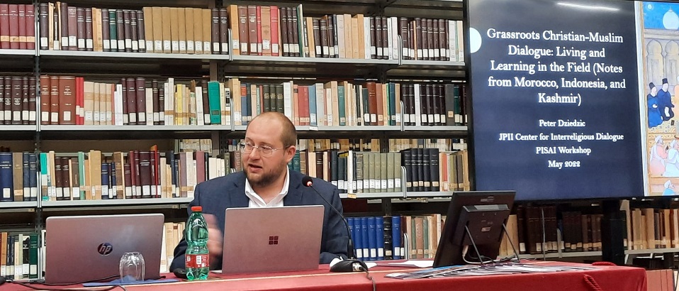 A workshop entitled “From the Grassroots to Institutions: Experiences and Tips in the Field of Christian-Muslim Dialogue” was held at the Library of PISAI on 6 May 2022