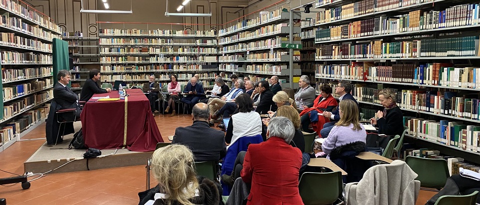 On Tuesday 13 December 2022 PISAI welcomed the participants in the national education program Religions et enjeux contemporains, organized by the Institut des Hautes Etudes du Monde Religieux (IHEMR)