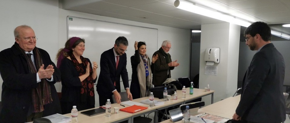 Adrien Candiard defended his doctoral thesis under the title 'Le concept de vérité dans le Darʾ taʿāruḍ al-ʿaql wa-l-naql d’Ibn Taymiyya'