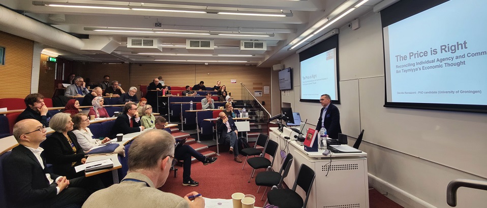 Davide Ravazzoni, former student of PISAI, offered an address at the 'Eleventh Conference of the School of Mamluk Studies'